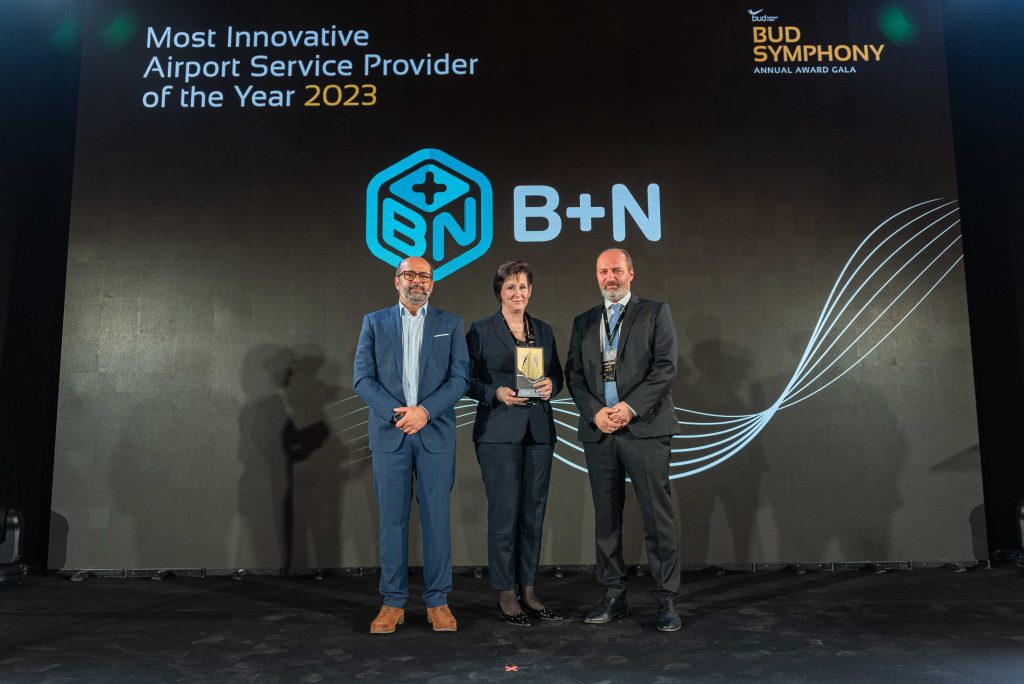 B+N a fost premiat de către Aeroportul din Budapesta ca fiind cel mai inovativ furnizor de servicii